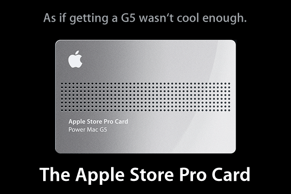 Apple Store Pro Card