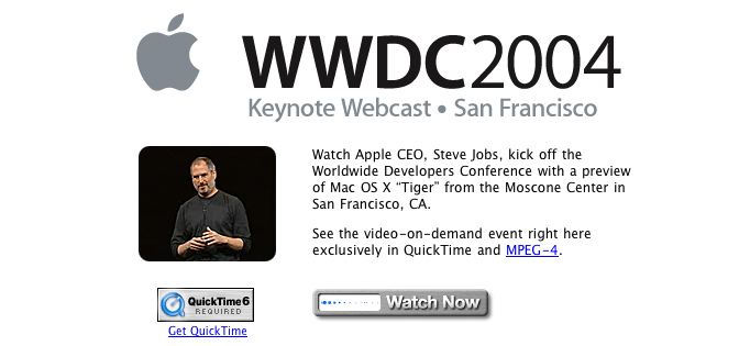 [WWDC2004] 녹화방송