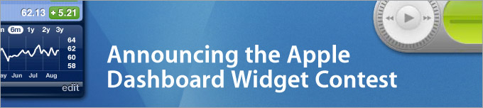 Dashboard Widget Contest