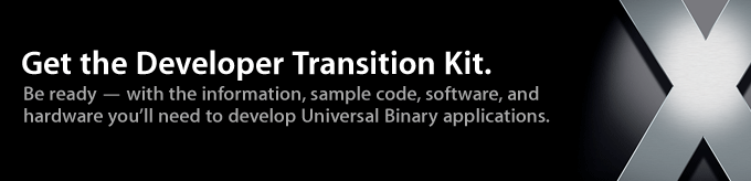 [WWDC2005] Developer Transition Kit