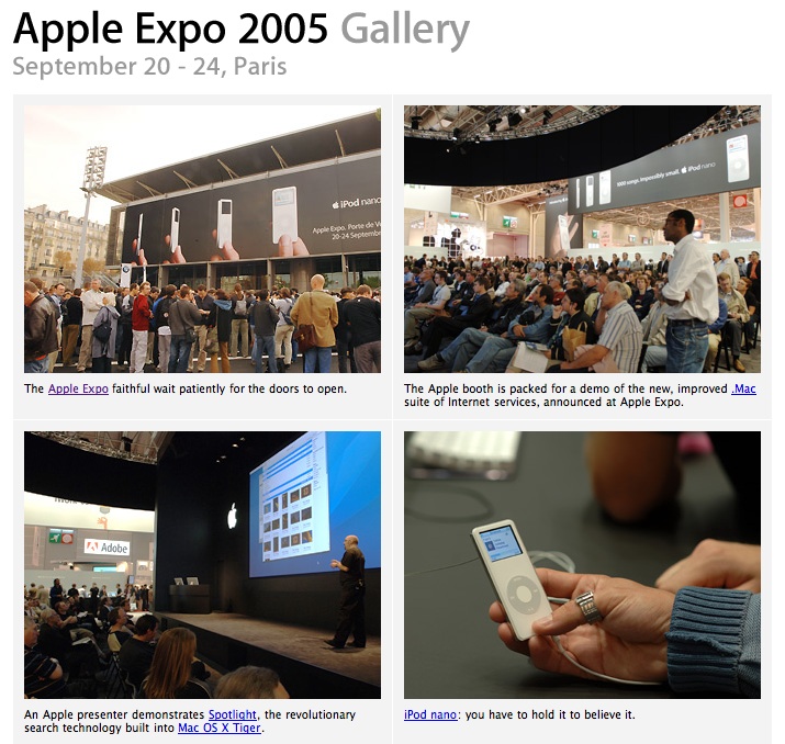 Apple Expo 2005 Gallery
