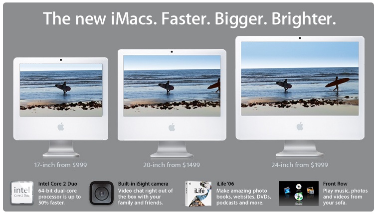 iMac 24″ 발표