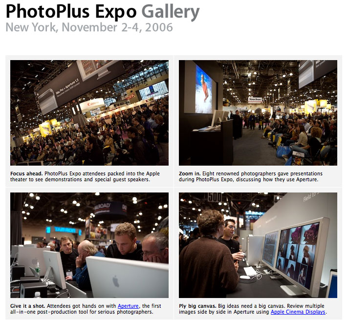 PhotoPlus Expo 2006 Photo Gallery