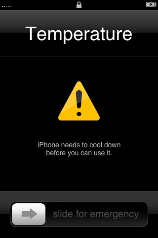 iPhone 3G 및 iPhone 3GS의 작동 온도 관리