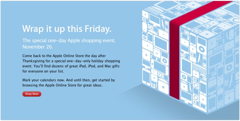 Apple Black Friday Sale 예정