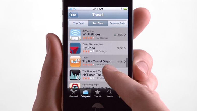 iPhone 4 새로운 TV광고 Apps, iBooks, iPod plus iTunes