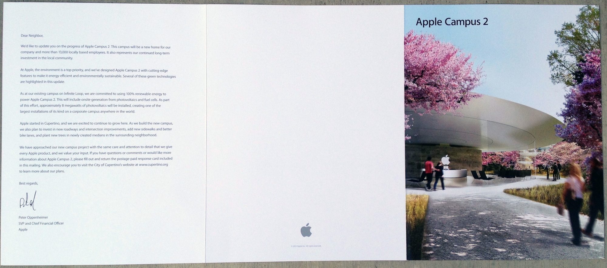 Apple Campus 2 설명 소책자 이웃 주민에게 배포 1 data_news_apple_campus_2_apr13_mailer_1