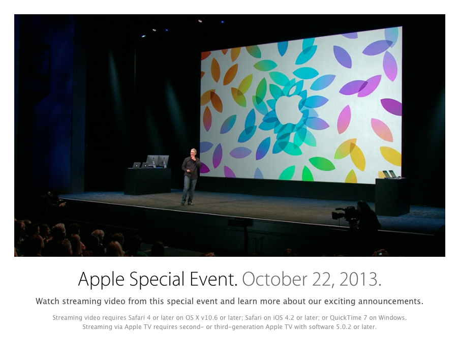 Apple Special Event October 2013 : Keynote 내용 정리 1 data_applenews_apple_events_october_2013