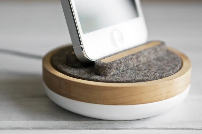 깔끔 아이폰 독 스텐드, Spool Dock: The Modern Apple Dock with a Twist 24 spool_dock_apple_dock2