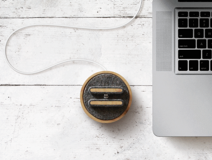 깔끔 아이폰 독 스텐드, Spool Dock: The Modern Apple Dock with a Twist 23 spool_dock_apple_dock3