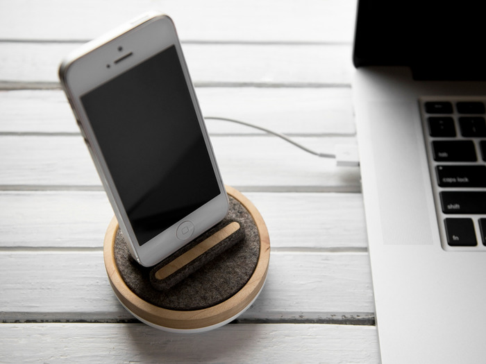 깔끔 아이폰 독 스텐드, Spool Dock: The Modern Apple Dock with a Twist 22 spool_dock_apple_dock4