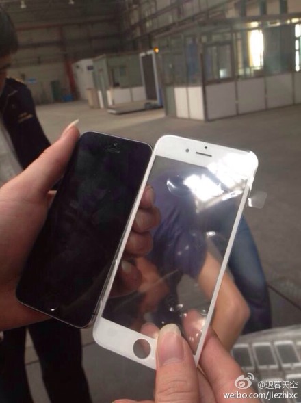 data rumor iphone 6 front panel weibo