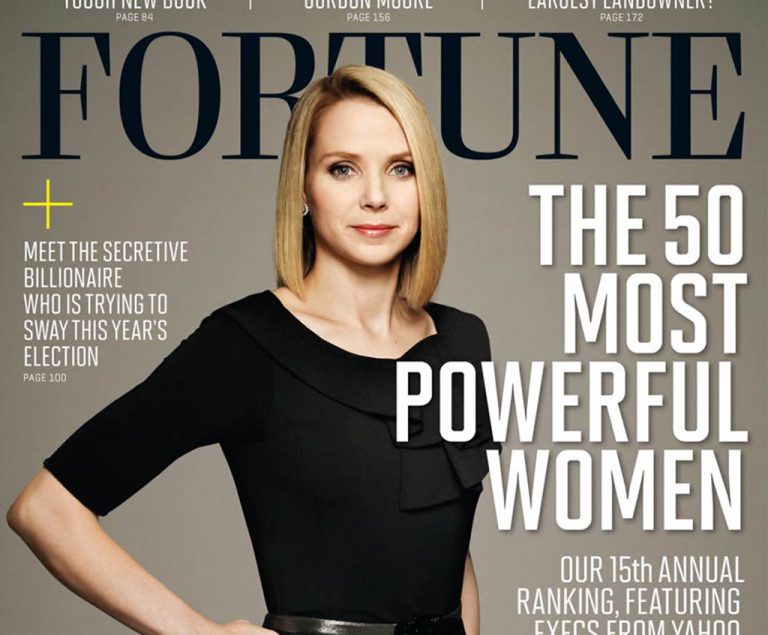 marissa mayer magazine cover