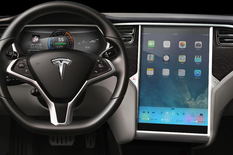 tesla apple dash