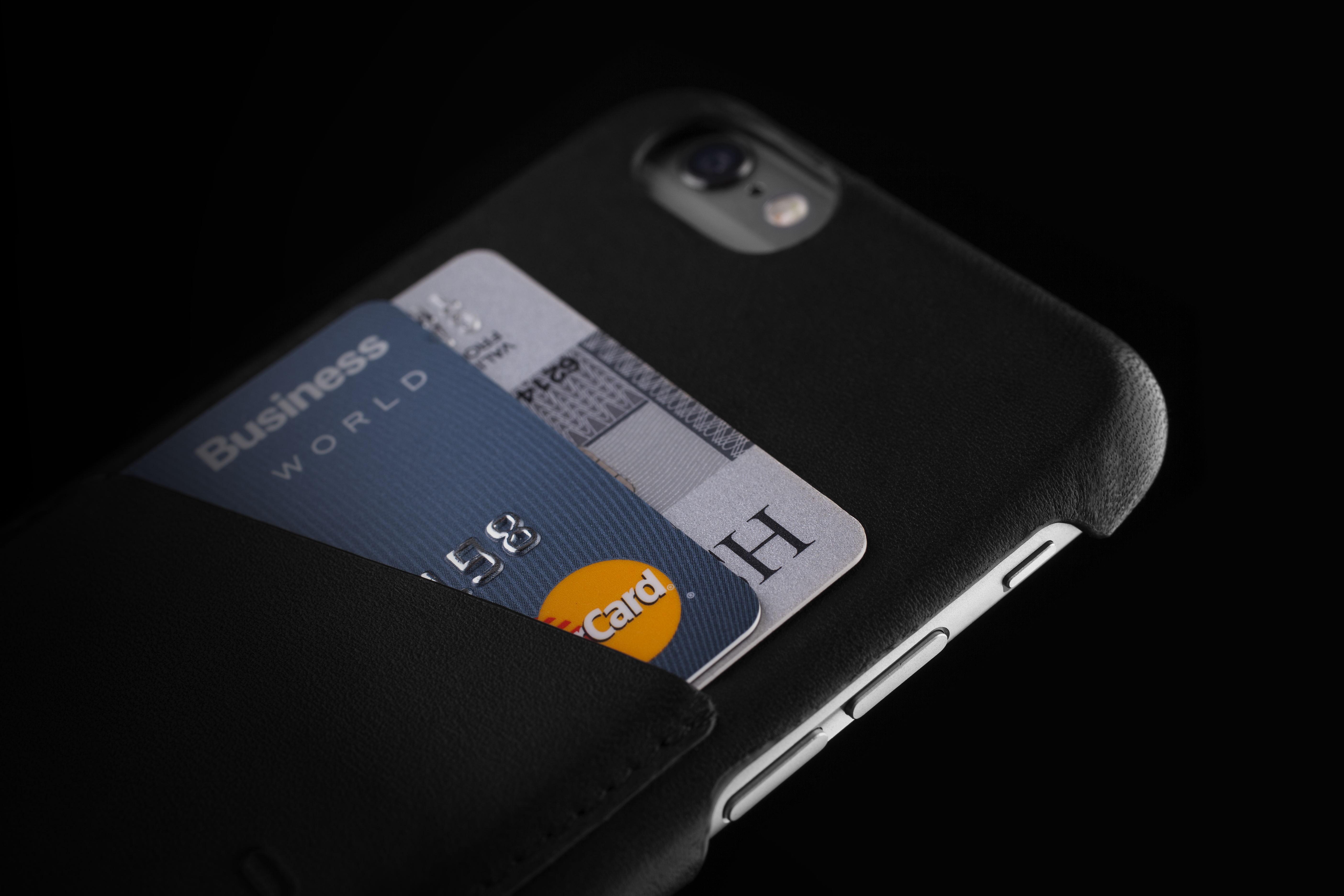 iPhone 6 가죽 케이스, MUJJO 11 Leather Wallet Case for iPhone 6-Black-Lifestyle-009