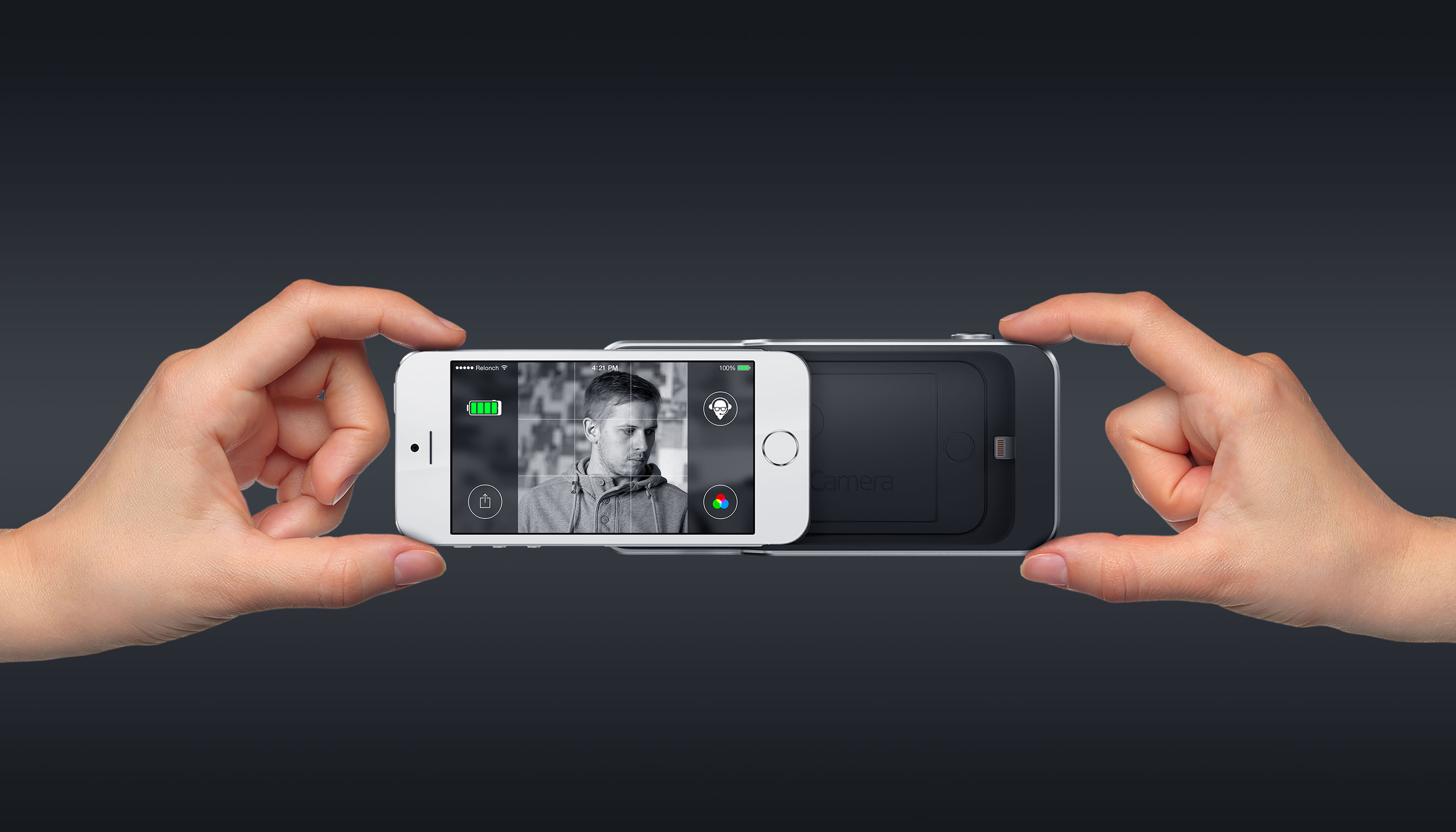 iPhone 부착형 DSLR급 카메라, 리론치 5 02_InsertRelonchCamera