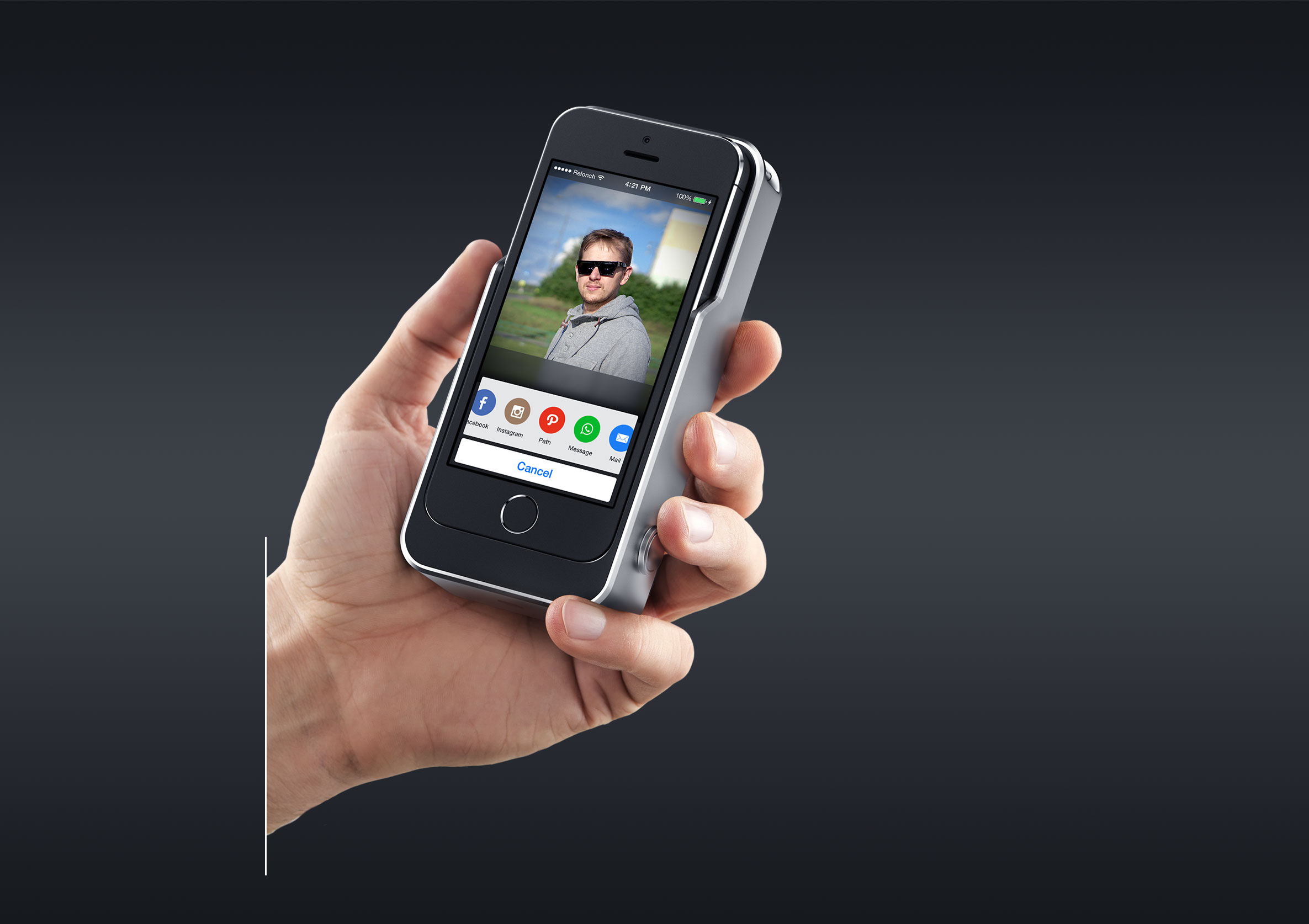 iPhone 부착형 DSLR급 카메라, 리론치 7 04_Share