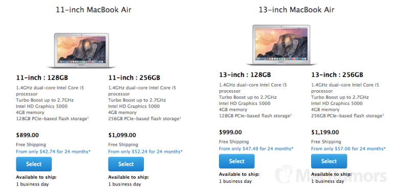data news MacBook Air Shipping