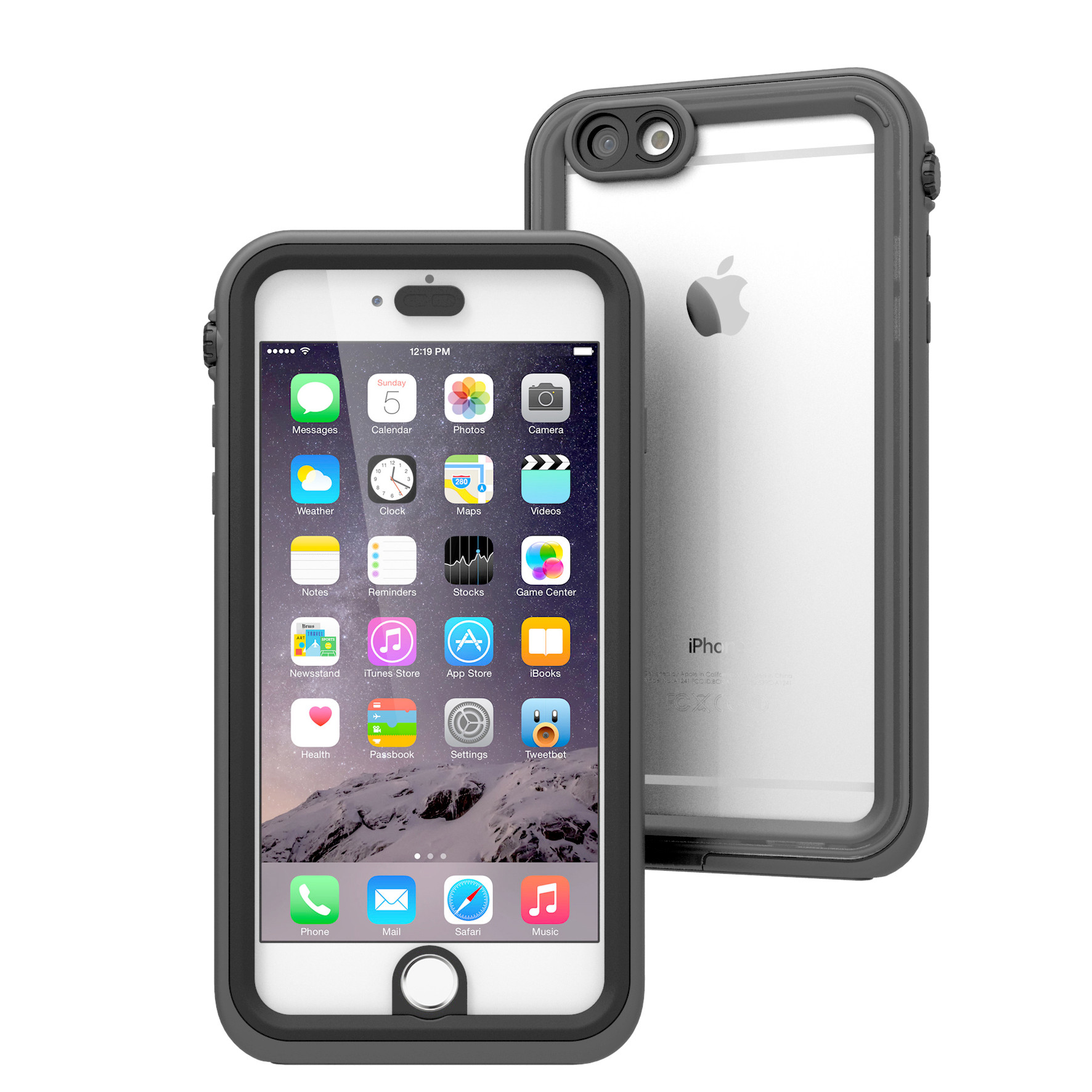 iPhone 6, 방수·충격 보호 터프 케이스, Catalyst 8 6_Plus_white_silver_b