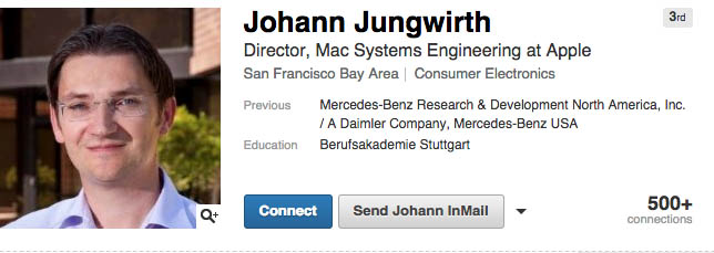 data news Johann Jungwirth Apple