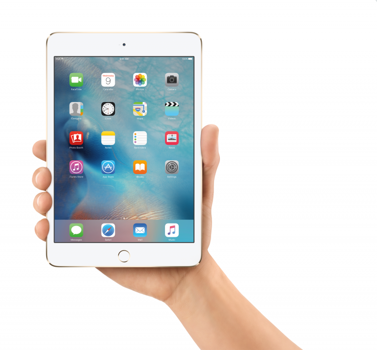 data applenews iPadMini4 Hand iOS9 Homescreen PRINT