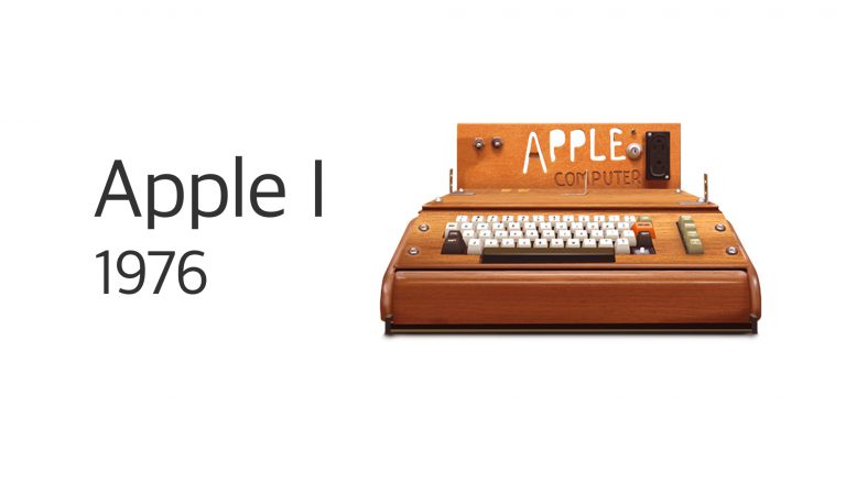 apple hardware history 1976 apple1