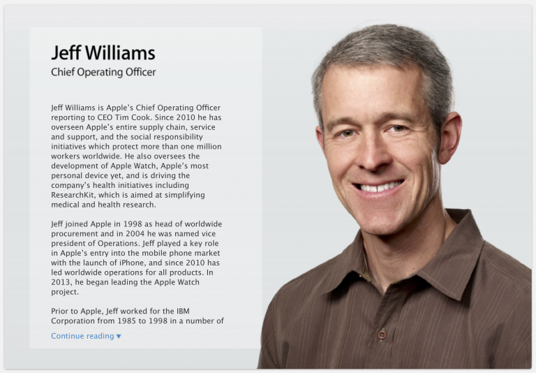 data applenews apple jeff williams