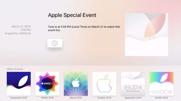 data applenews apple events tvos