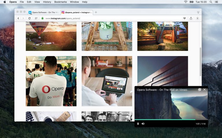 opera mac videopopout vimeo