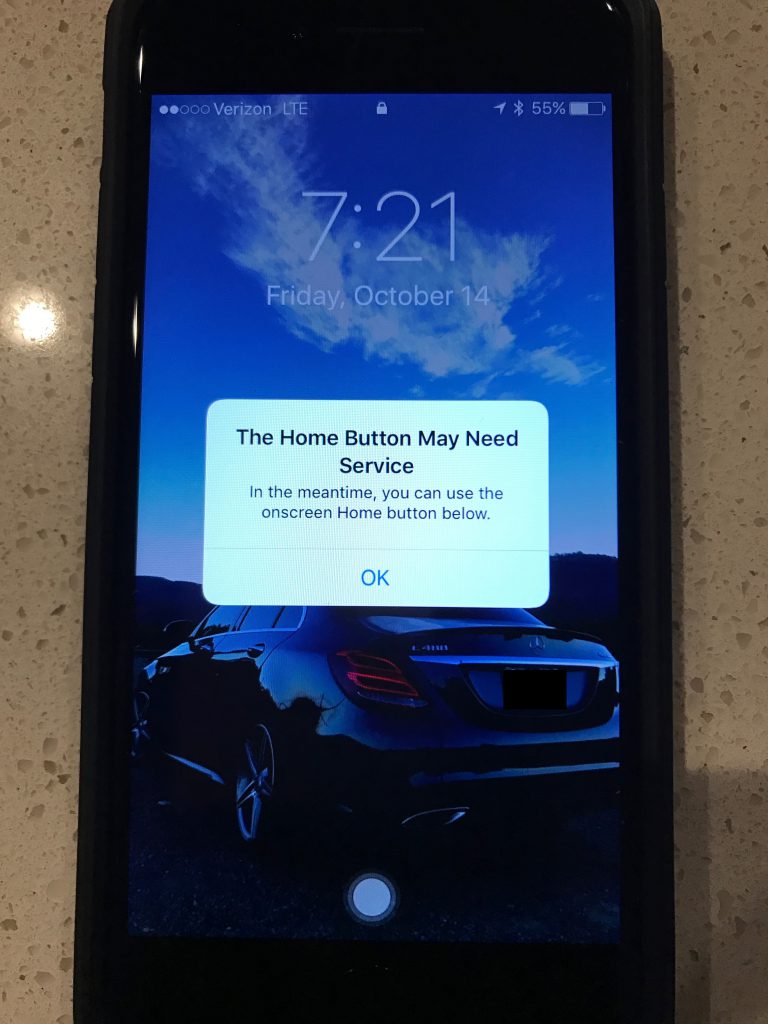 apple workaround home button fails iphone 7