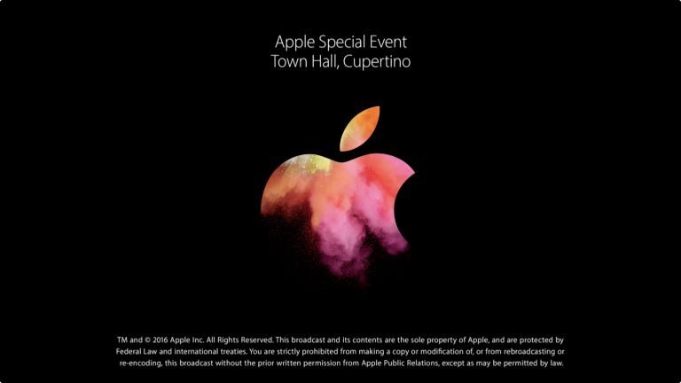 Apple Special Event October 2016 Keynote1
