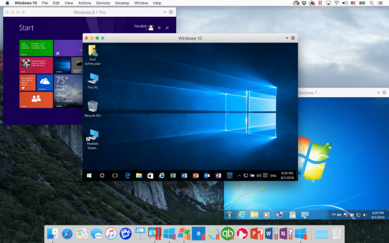 csm Win10 Win8 and Win7 in Parallels Desktop 12