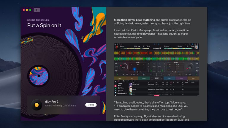 macOS Mac App Store Editorial screen 06042018