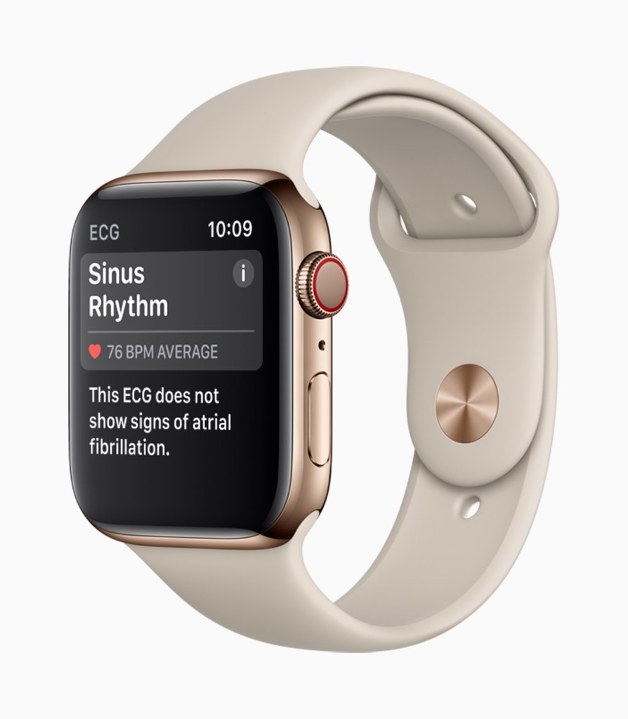 Apple Watch Series 4: 획기적인 커뮤니케이션, 피트니스 및 건강 기능으로 아름답게 재설계되다 15 apple watch series4 ecg