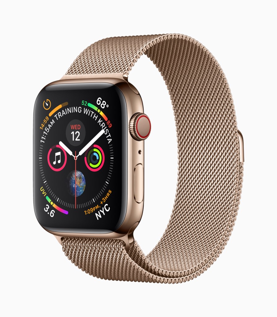 Apple Watch Series 4: 획기적인 커뮤니케이션, 피트니스 및 건강 기능으로 아름답게 재설계되다 23 apple watch series4 gold
