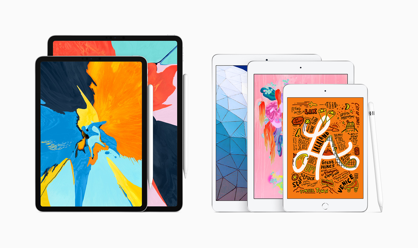 새로운 iPad Air 10.5인치, iPad mini 7.9 인치 출시 9 New iPad air and iPad mini with Apple Pencil 03182019