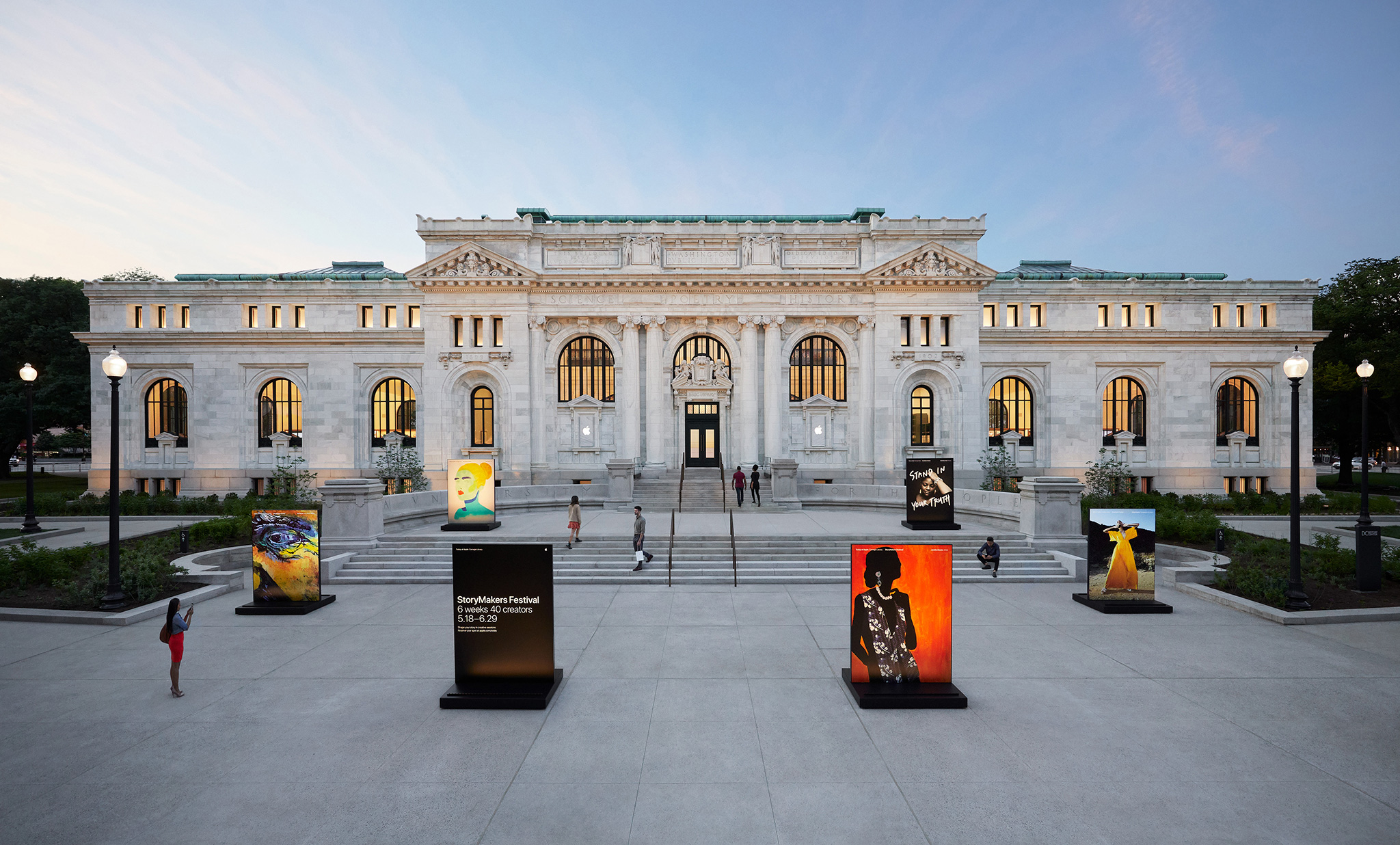Apple Carnegie Library Building Outside Overview Mount Vernon Square 05092019