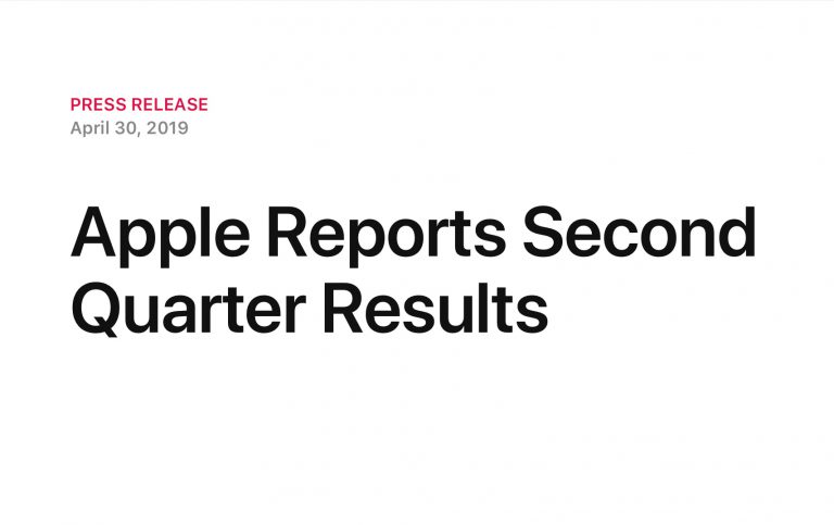 apple reports second quarter results