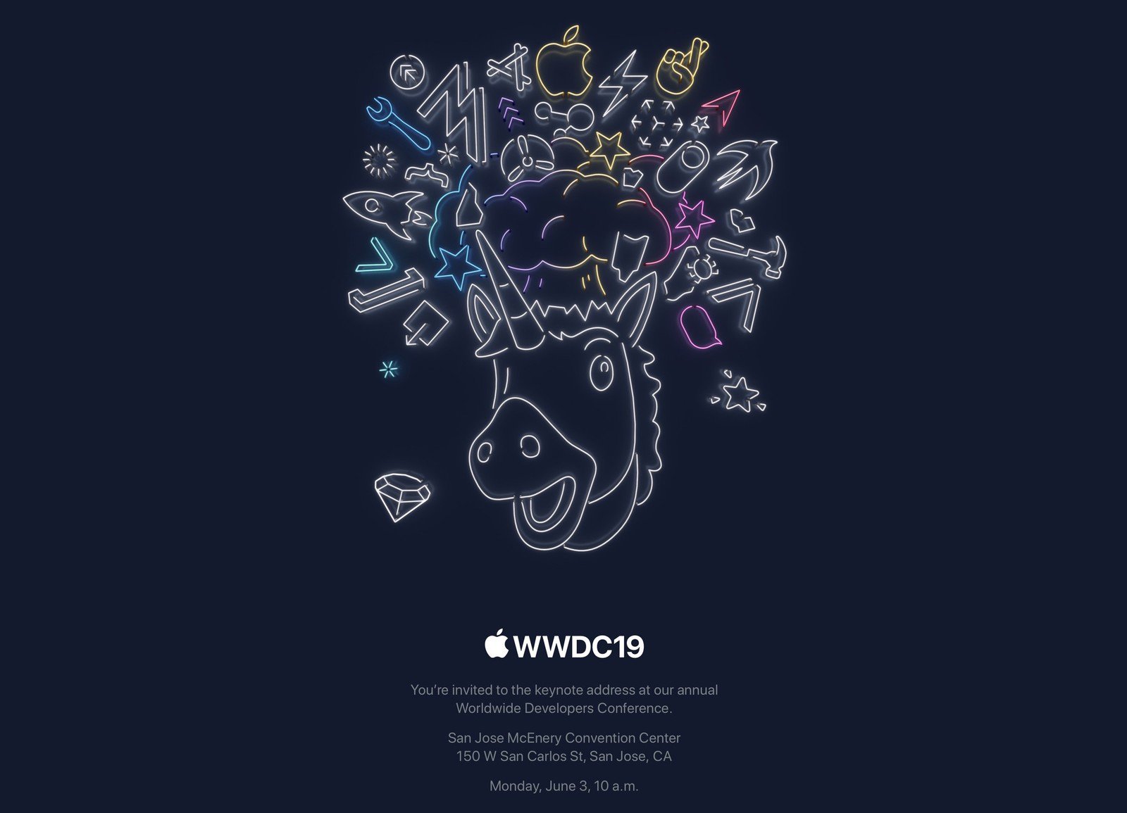 WWDC 2019 기조 강연 한국 시간 6월 4일 (화) 새벽 2시 시작 2 wwdc 2019 invite