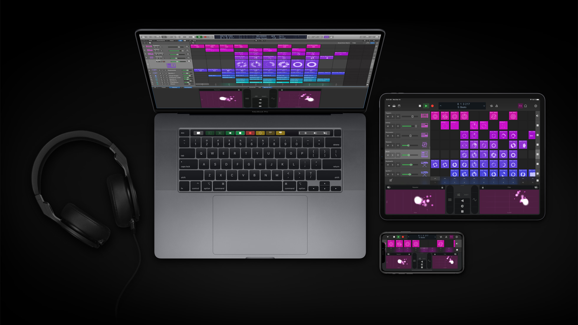 Apple 대규모 업데이트 Logic Pro X 10.5 출시