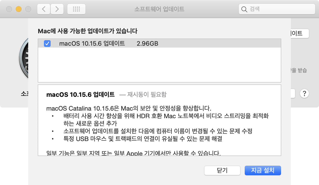 Apple "macOS Catalina 10.15.6" "iOS 13.6" "iPadOS 13.6" "watchOS 6.2.8" "tvOS 13.4.8" 업데이트 배포