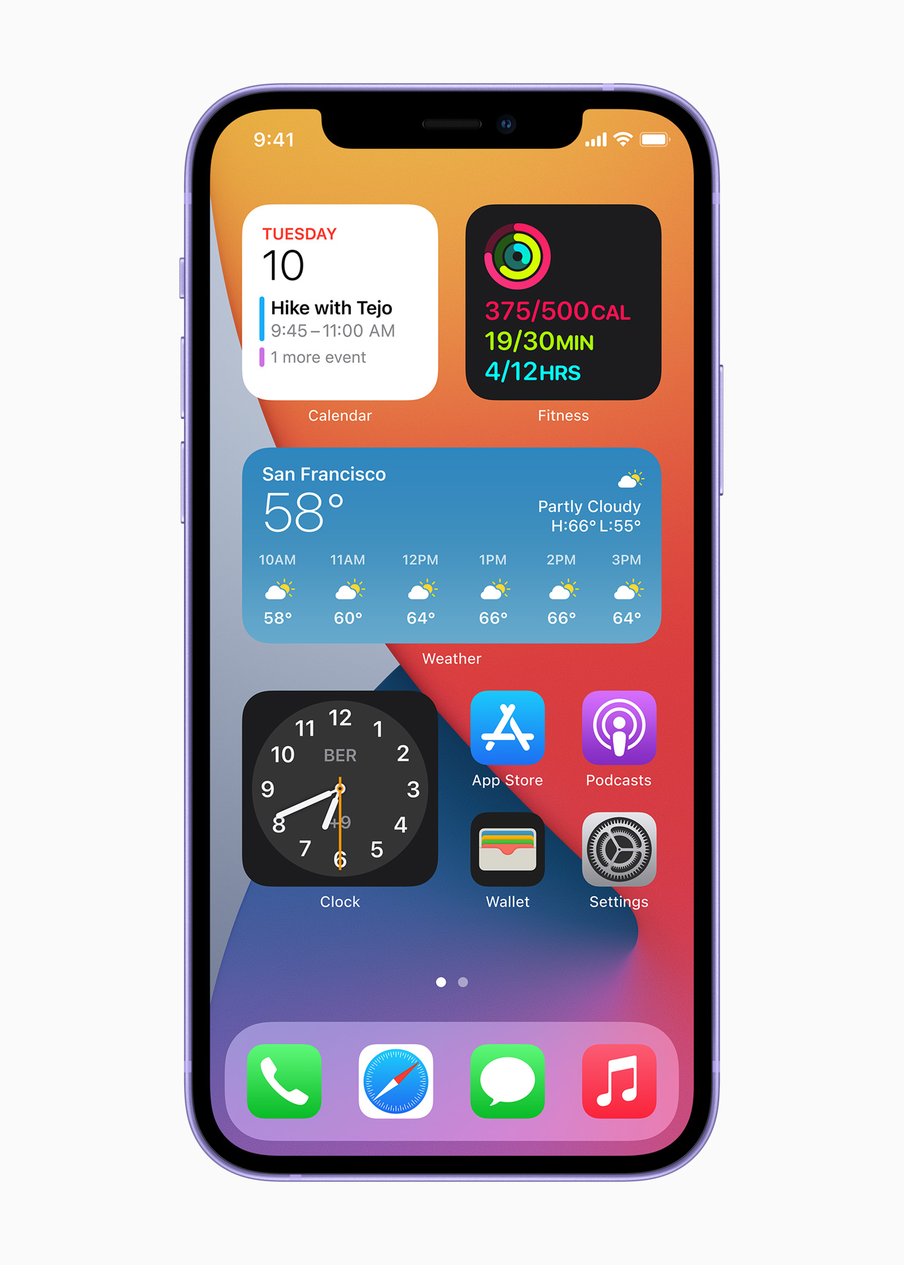 [Apple Event] Apple 새롭고 매혹적인 퍼플 색상의 iPhone 12와 iPhone 12 mini 공개