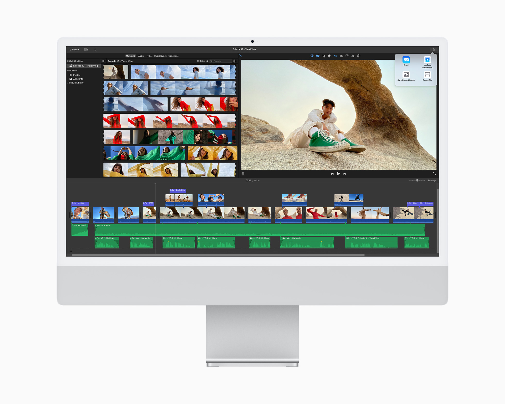 [Apple Event] Apple M1 칩 4.5K Retina 디스플레이 새로운 디자인 iMac 24형 발표