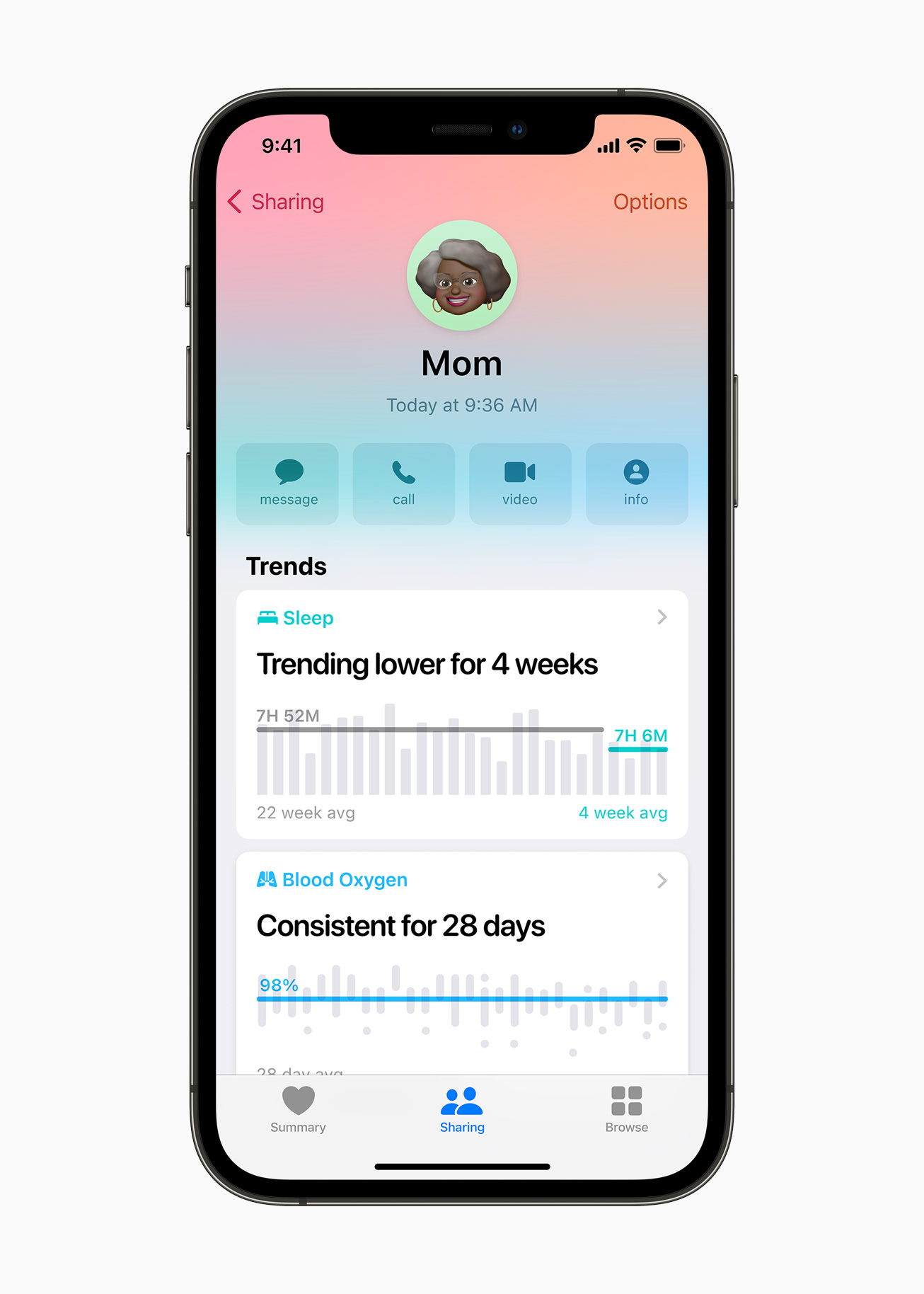 [WWDC21] Apple, 보안 공유 기능과 새로운 인사이트를 선보이며 개인 건강을 진일보시키다.