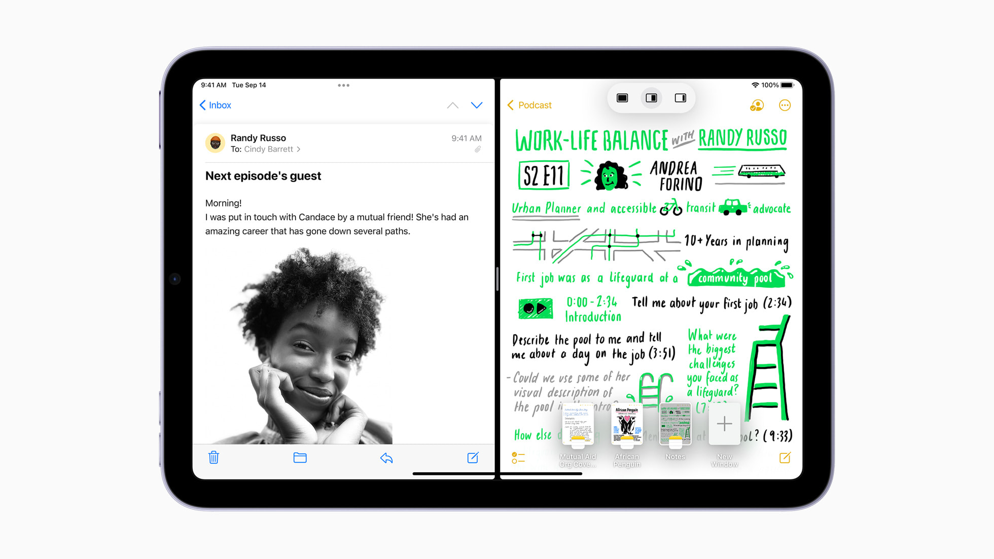 [Apple Event] 세련된 디자인에 획기적인 성능을 담은 새로운 iPad mini 6세대 발표