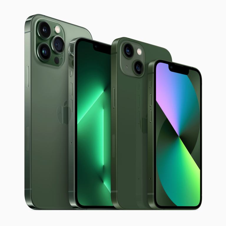 [Apple Event] Apple, 매혹적인 그린 색상의 새로운 iPhone 13 라인업 공개