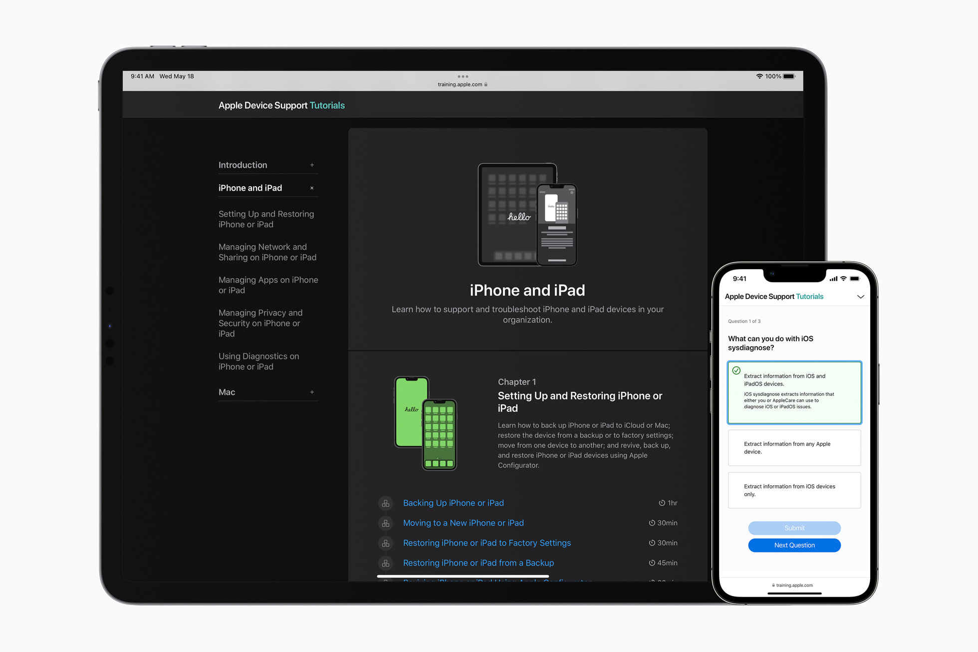 Apple, 증가하는 IT 인력 지원을 위한 새로운 전문 교육 도입