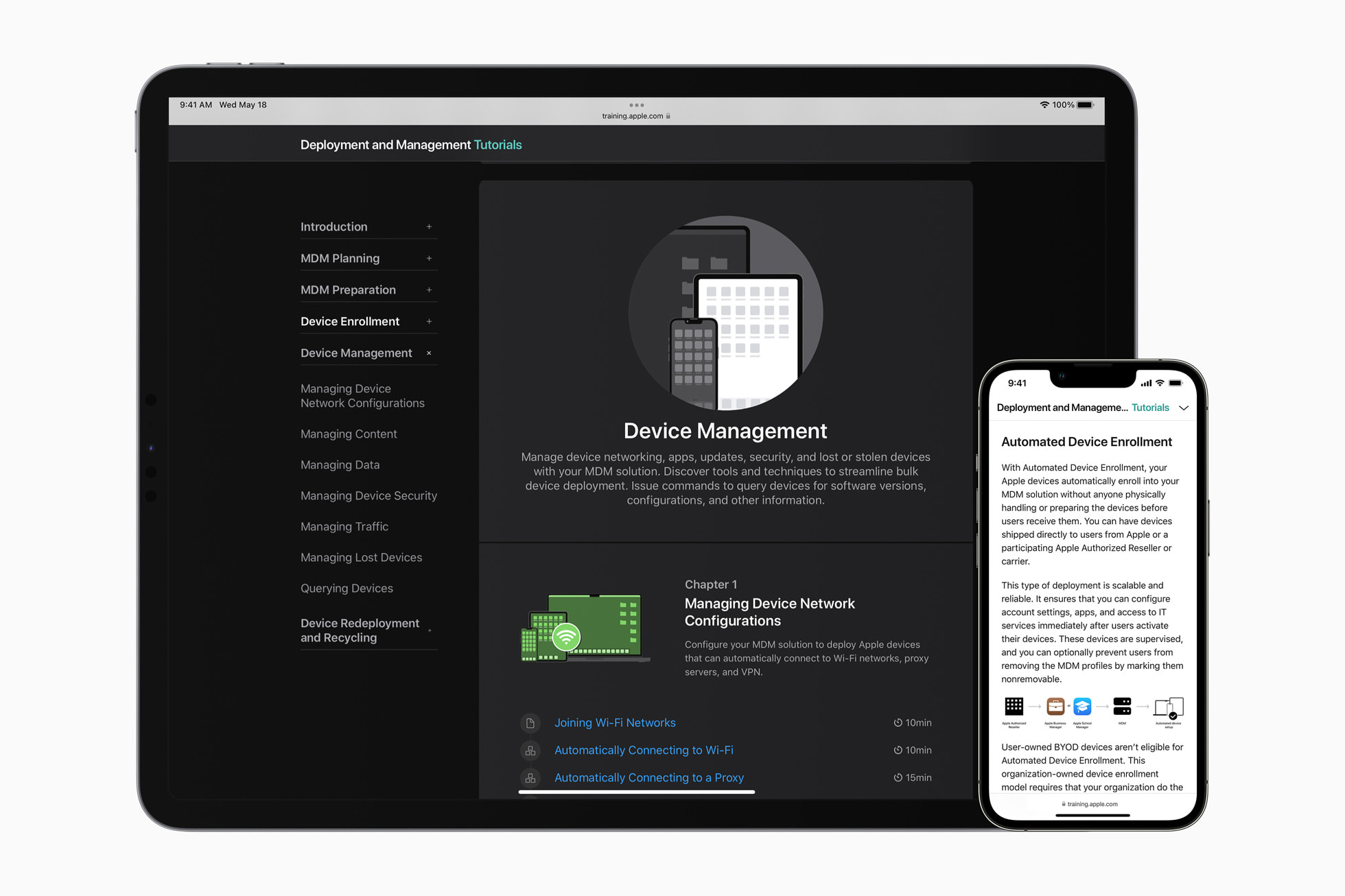 Apple, 증가하는 IT 인력 지원을 위한 새로운 전문 교육 도입