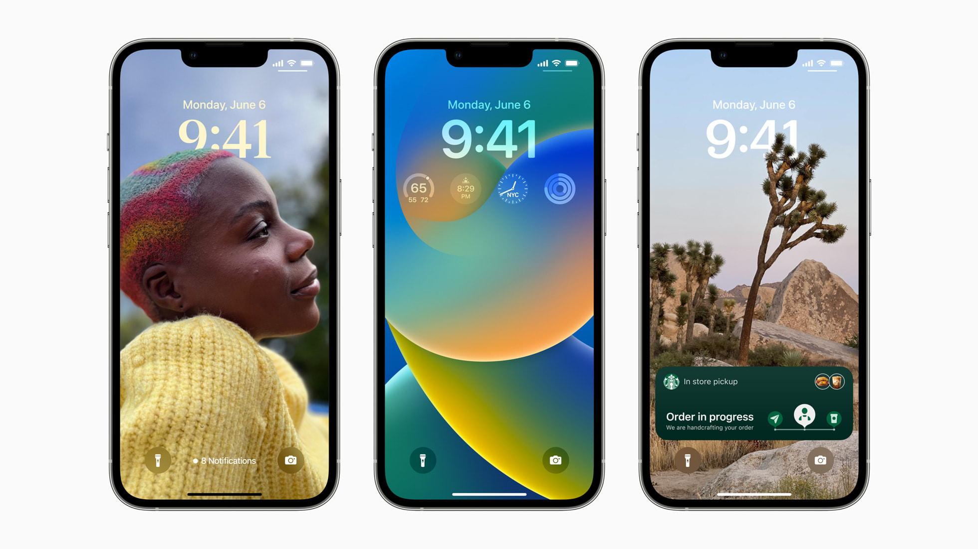 [WWDC22] Apple, iOS 16에서 새로운 잠금 화면 경험 공개