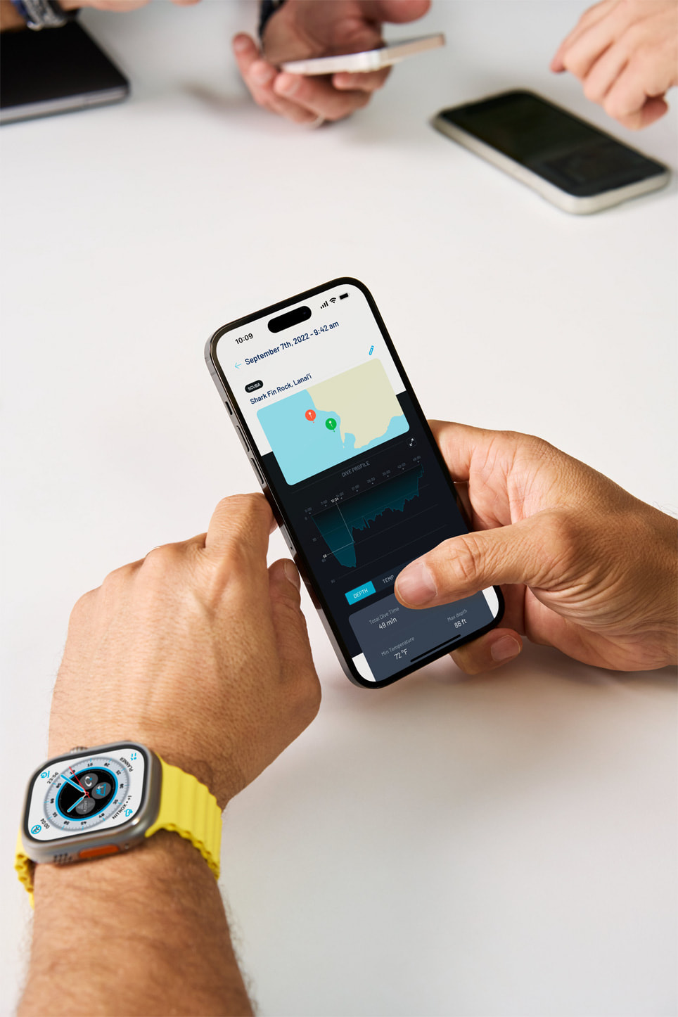 [기획자료] 새로운 도전을 가능케 하는 Oceanic+ 앱과 Apple Watch Ultra